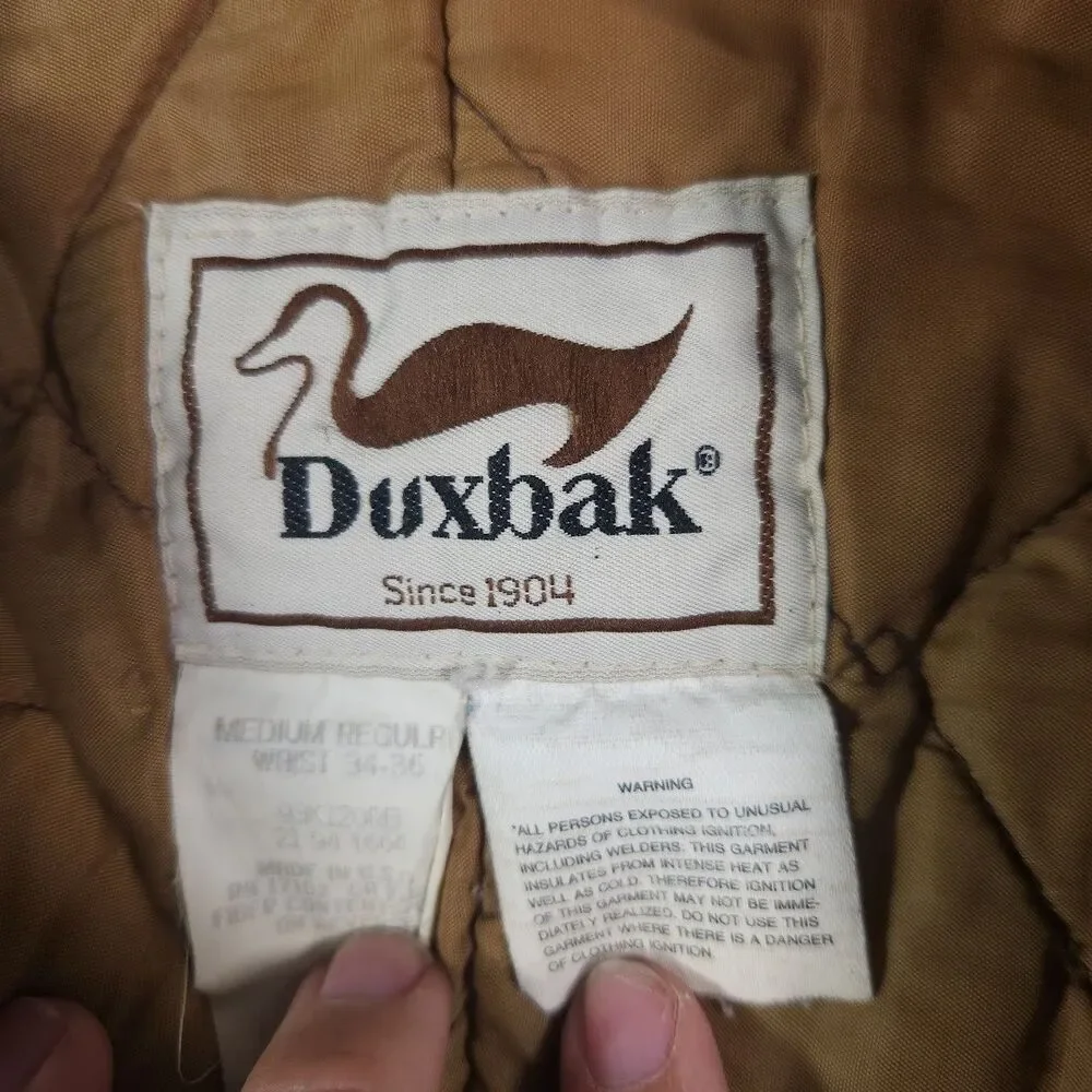 DUXBAK Men’s Bib Overalls Size M RealTree Camouflage Insulated Hunting VTG READ!